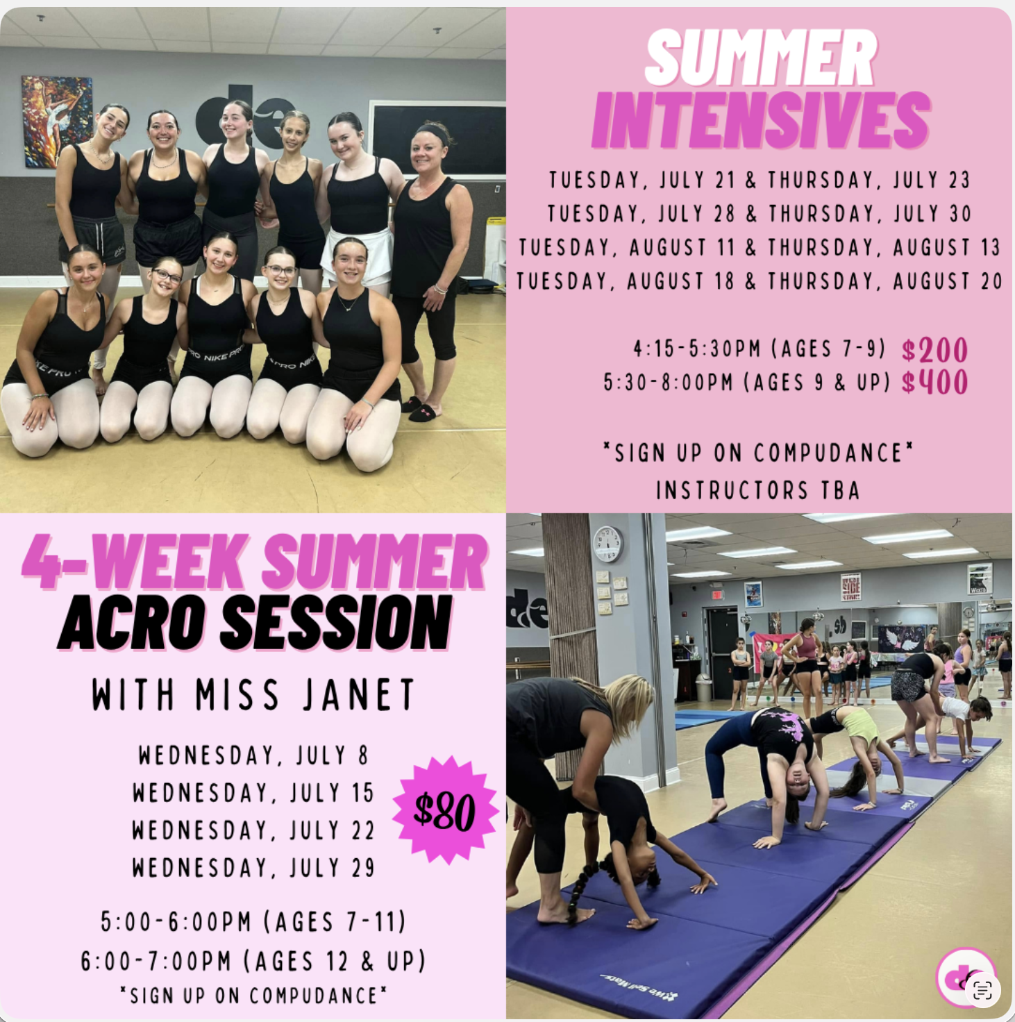 Acro & Intensives